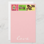 Chi-Würstchen Briefpapier (Vorne/Hinten)