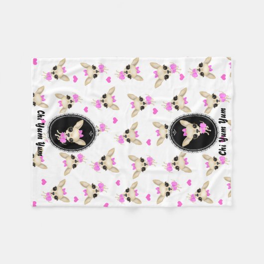 Chi-Yum Yum Fleece-Decke Fleecedecke (Vorderseite (Horizontal))