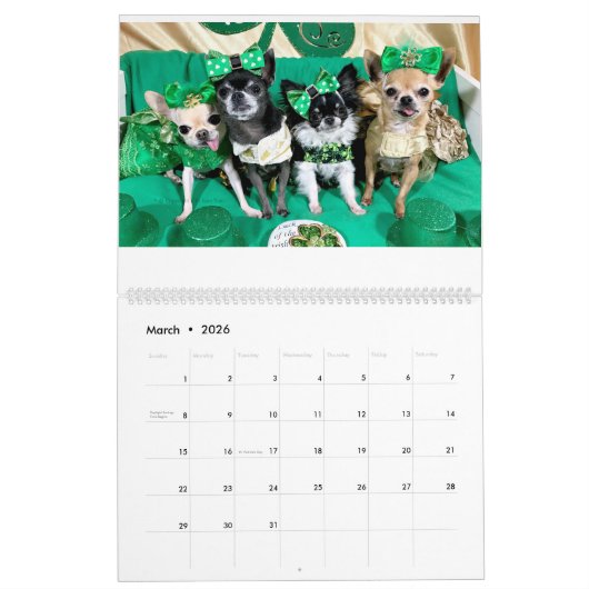 Chi-Yum Yum Kalender 2018 (Mär 2026)