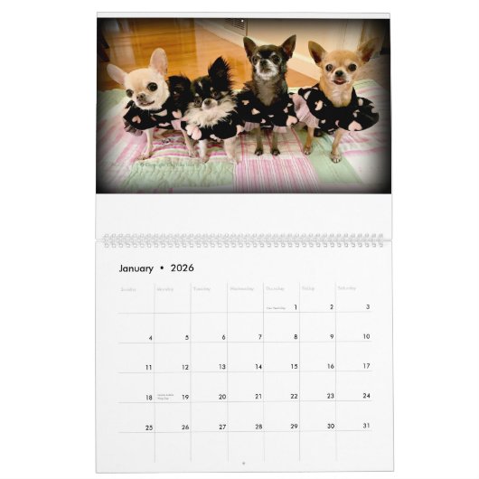 Chi-Yum Yum Kalender 2018 (Jan 2026)