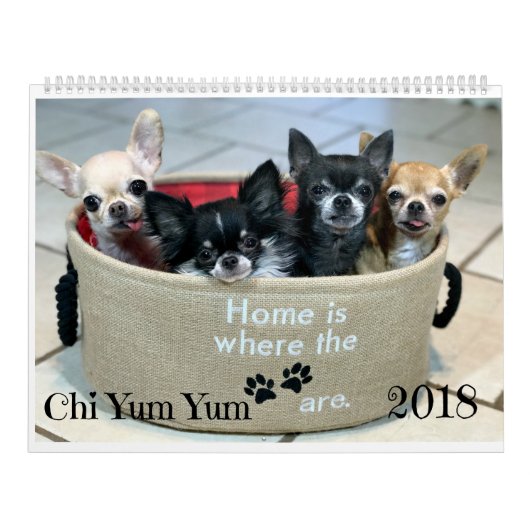 Chi-Yum Yum Kalender 2018 (Titelbild)
