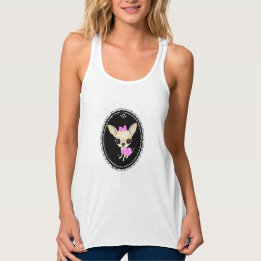 Chi Yum Yum Slim Fit Tank Top - Black (Vorderseite)