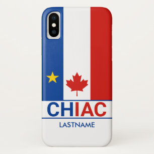Chiac Acadian Canadian Flag Personalize Case-Mate iPhone Hülle