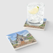 Chiang-Haupttempel Steinuntersetzer (Seitenansicht)