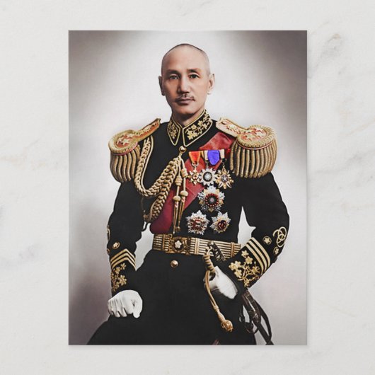 Chiang Kai-shek Postkarte (Vorderseite)