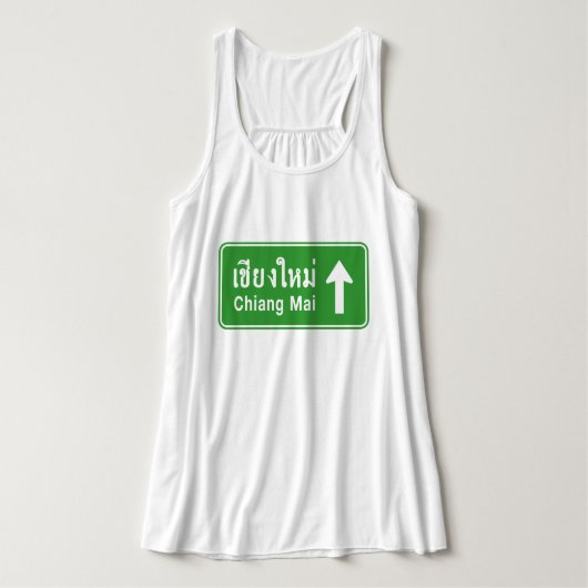 Chiang Mai Ahead ⚠ Verkehrszeichen der thailändisc Tank Top (Design Vorderseite)