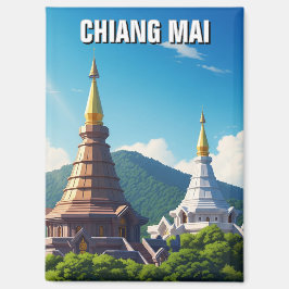Chiang Mai Doi Inthanon Thailand Magnet