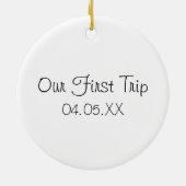 Chiang Mai Elephants Thailand Keramik Ornament (Hinten)