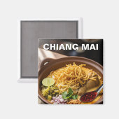 Chiang Mai Khao Soi Thai Food Magnet (Vorderseite/Rückseite)