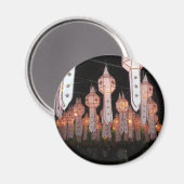 Chiang Mai Lanterns Magnet (Vorderseite/Rückseite)