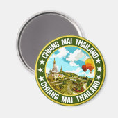 Chiang Mai Magnet (Vorderseite/Rückseite)