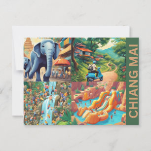 Chiang Mai Postcard Postkarte