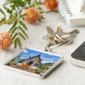 Chiang Mai temple Foto Schlüsselanhänger (Seite)