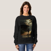 Chiang Mai Thailand, Backpacking and Digital Nomad Sweatshirt (Vorne ganz)