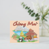 Chiang Mai, Thailand Berühmte Reise Postkarte (Stehend Vorderseite)