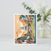 Chiang Mai Thailand Pop Kunst, Dichtung und Musik Postkarte (Stehend Vorderseite)