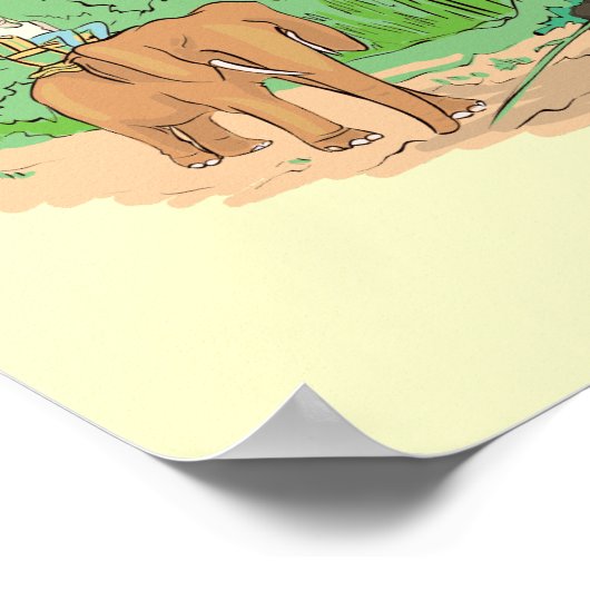 Chiang Mai, Thailand Poster (Ecke)