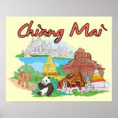 Chiang Mai, Thailand Poster (Vorne)