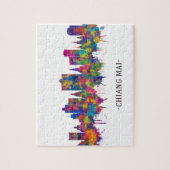 Chiang Mai Thailand Skyline Puzzle (Vertikal)