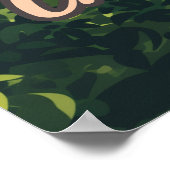 Chiang Mai Thailand Tempel Asien Gebirge Vintag Poster (Ecke)