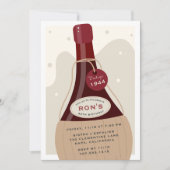 Chianti Classico | Italienischer Wein Meilenstein  Einladung (Vorderseite)