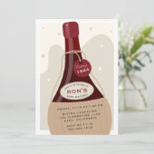 Chianti Classico | Italienischer Wein Meilenstein  Einladung (Stehend Vorderseite)