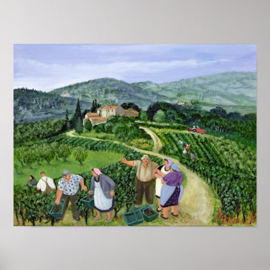 Chianti Classico Villa Trasqua Poster (Vorne)