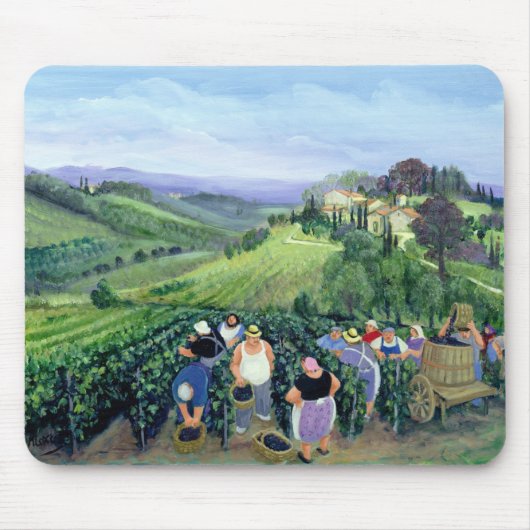 Chianti Landschaft Mousepad (Vorne)