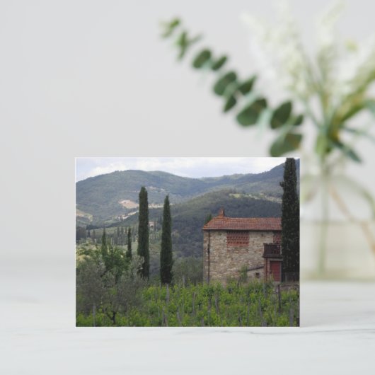 Chianti Postcard Postkarte (Stehend Vorderseite)