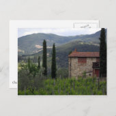 Chianti Postcard Postkarte (Vorne/Hinten)