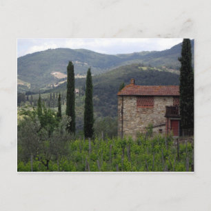 Chianti Postcard Postkarte
