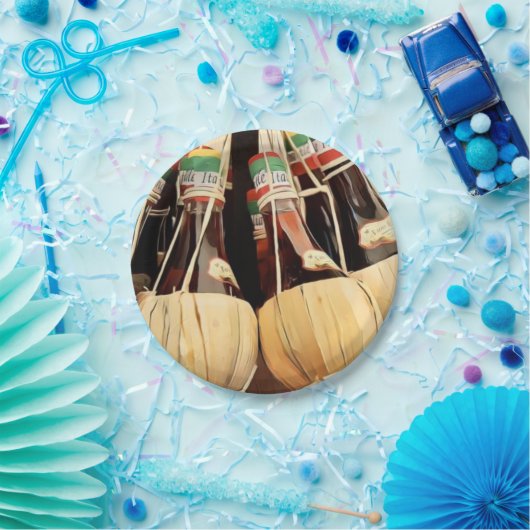 Chianti Weinpapier Teller (Party)