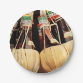 Chianti Weinpapier Teller (Vorderseite)