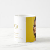 Chiara name definition custom photo white gold kaffeetasse (Mittel)