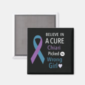 Chiari Awareness-Magnet Magnet (Vorderseite/Rückseite)