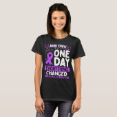 Chiari Malformation Awarenes Warriors Chiari Ribbo T-Shirt (Vorne ganz)