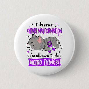 Chiari Malformation Awareness Monte Ribbon Geschen Button
