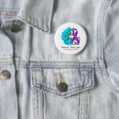 Chiari Malformation Awareness Month Ribbon Ohrts Button (Beispiel)