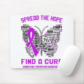 Chiari Malformation Awareness Month Ribbon Ohrts Mousepad (Mit Mouse)
