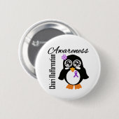 Chiari Malformation Awareness Penguin Button (Vorne & Hinten)