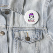 Chiari Malformation Awareness Ribbon Support Gesch Button (Beispiel)