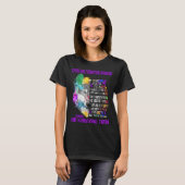 Chiari Malformation Awareness Ribbon Support Gesch T-Shirt (Vorne ganz)