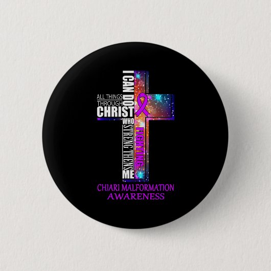 Chiari Malformation Awareness Shirt - Christmas Gi Button (Vorderseite)