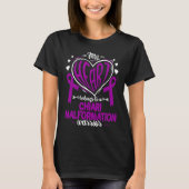 Chiari Malformation Awareness T-Shirt (Vorderseite)