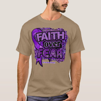 Chiari Malformation Bewusstsein Ribbon Faith Over T-Shirt