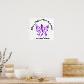 Chiari Malformation Butterfly 6,1 Poster (Küche)