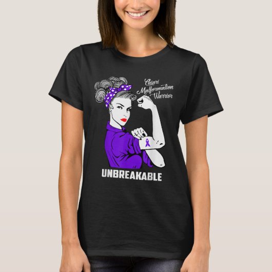 Chiari Malformation Krieg Unzerbrechliches Shirt A (Vorderseite)
