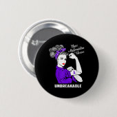 Chiari Malformation Krieg Unzerbrechliches Shirt A Button (Vorne & Hinten)