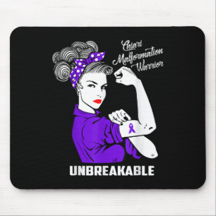 Chiari Malformation Krieg Unzerbrechliches Shirt A Mousepad