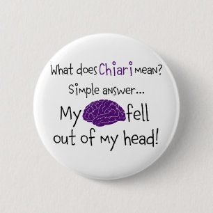 Chiari - mein Gehirn fiel heraus Button
